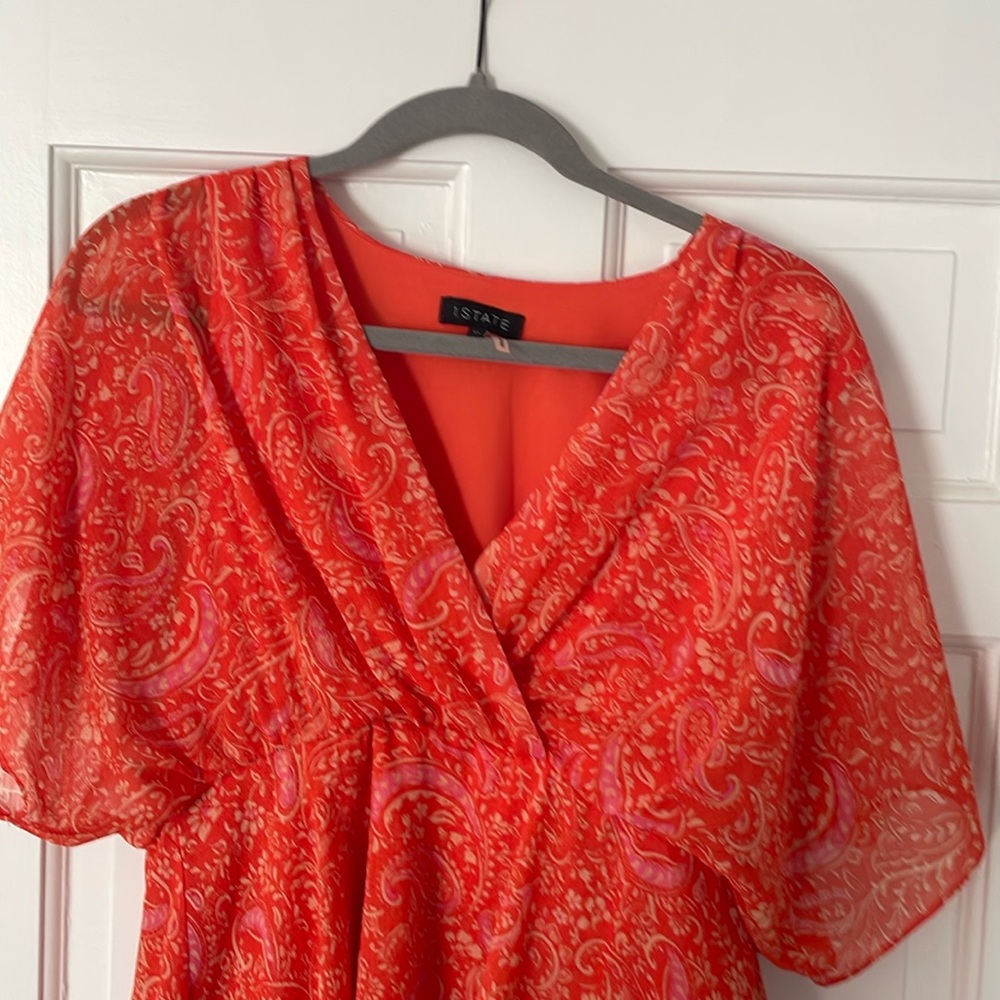Adorable orange sundress